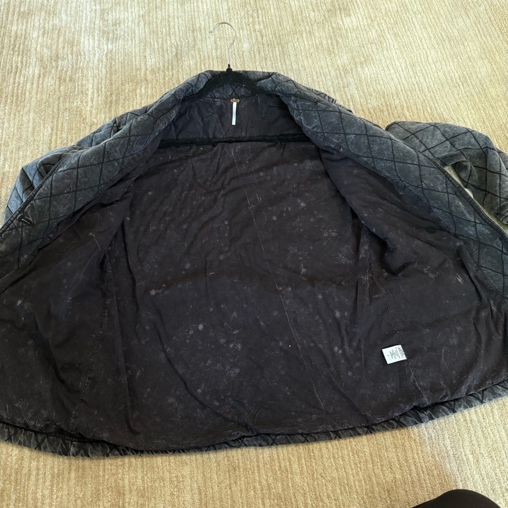YF&B Young Fabulous & Broke Walker Denim Quilted Jacket Size Small Revolve Brand - Picture 6 of 7